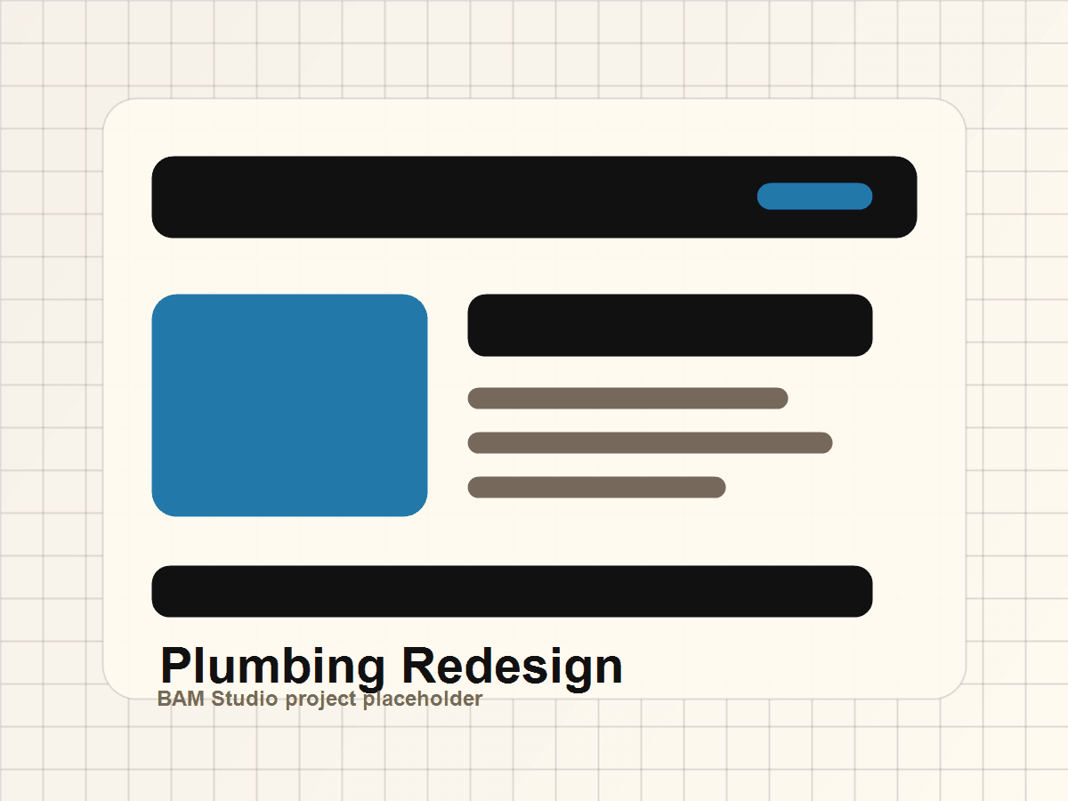Plumbing Website Redesign project preview